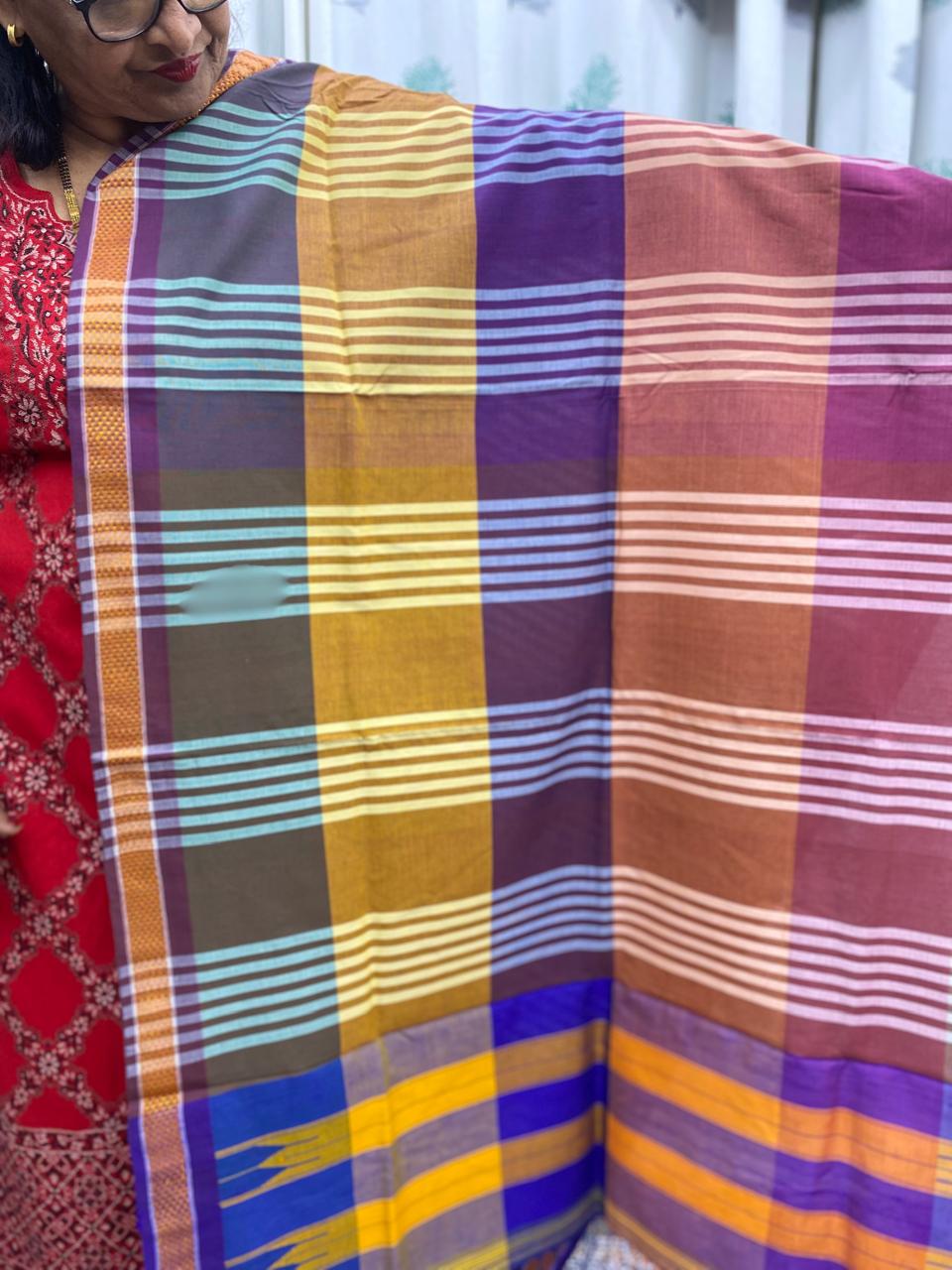 Ilkal Cotton Silk  Dupatta 3