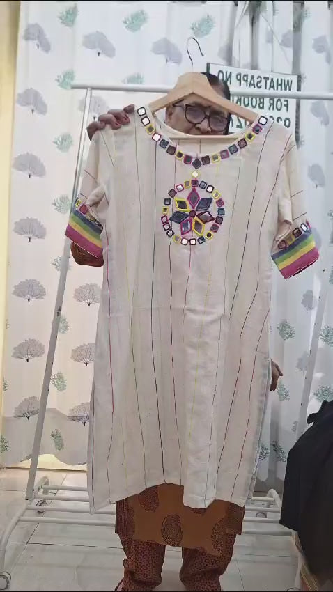 White  - Handmade Kala cotton kurtas